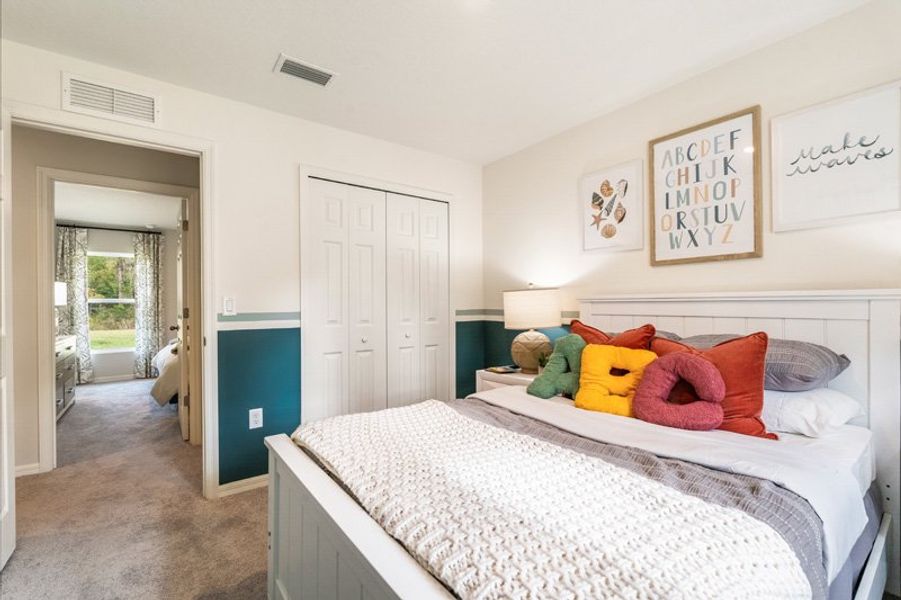 Furnished interior in a model home at Flagler Estates in Hastings (Image 16). Furnished interior in a model home at Flagler Estates in Hastings (Image 16).