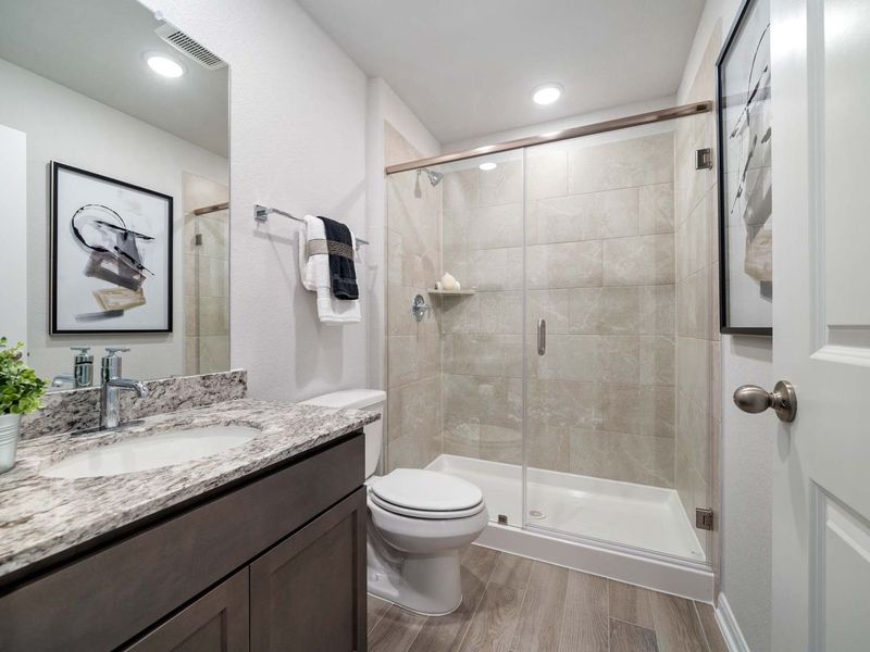 Furnished interior in a model home at Windmill Estates in Magnolia (Image 31).