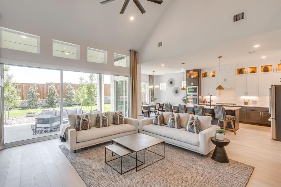 Furnished interior in a model home at Ten Mile Creek in Celina (Image 7).