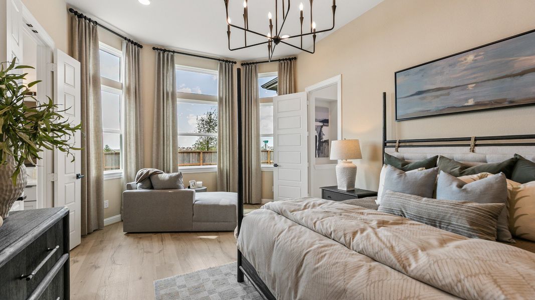 Furnished interior in a model home at Westland Ranch in League City (Image 31). Furnished interior in a model home at Westland Ranch in League City (Image 31).