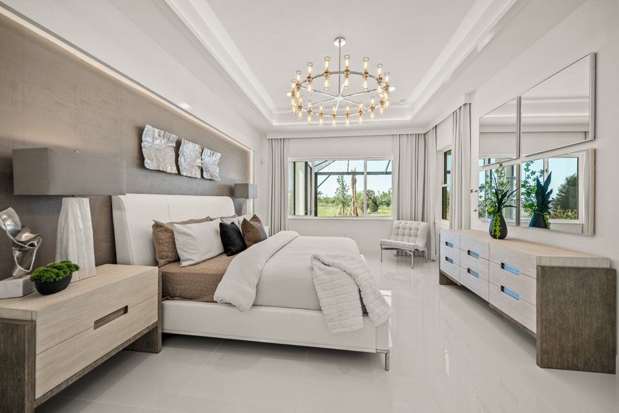 Furnished interior in a model home at Palmera at Wellen Park in Venice (Image 30).