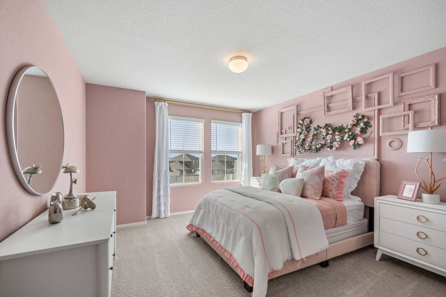 Furnished interior in a model home at Azalea in Pattison (Image 14).