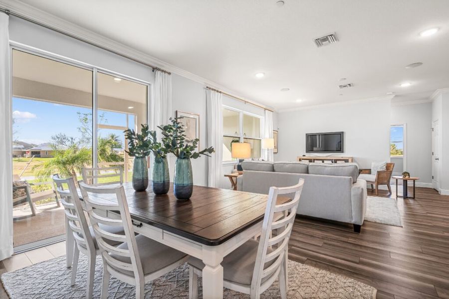 Furnished interior in a model home at Cape Coral in Cape Coral (Image 5).