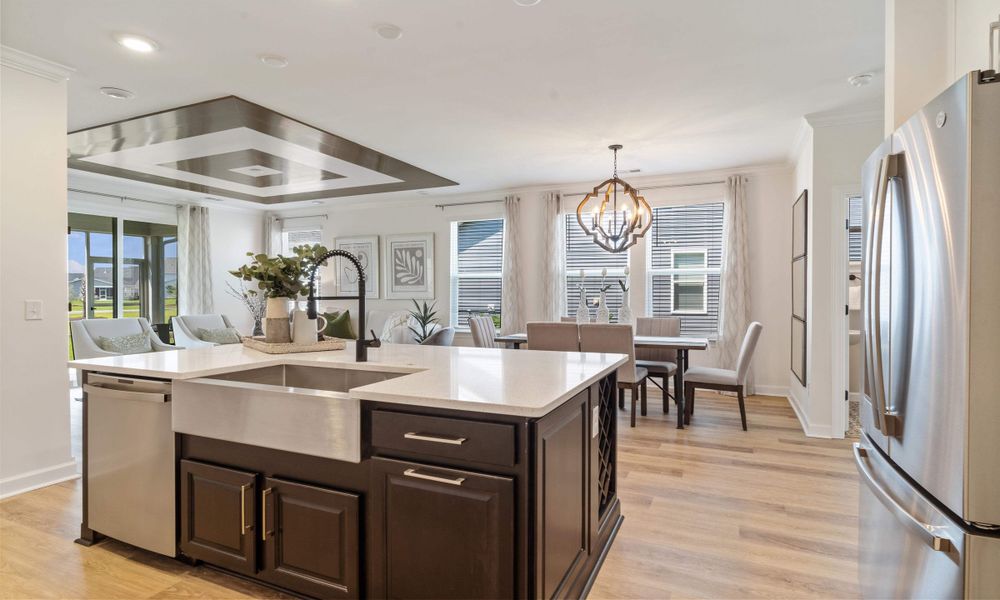 Furnished interior in a model home at Bridgewater - Shorehaven Village in Little River (Image 35).