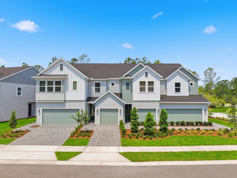 Front exterior of a home in the Preserve at The Cays – The Driftwood Series community, located in Daytona Beach, FL (Image 3).
