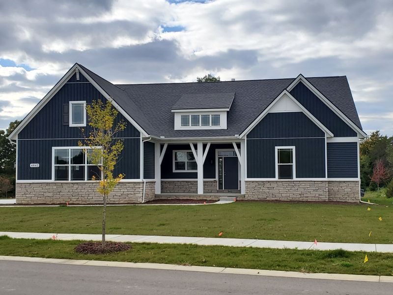 Front exterior of a home in the Fosdick Glen of Saline community, located in Saline, MI (Image 8). Front exterior of a home in the Fosdick Glen of Saline community, located in Saline, MI (Image 8).
