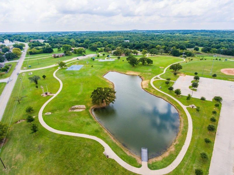 Pond | Mockingbird Hills in Joshua, TX by Landsea Homes