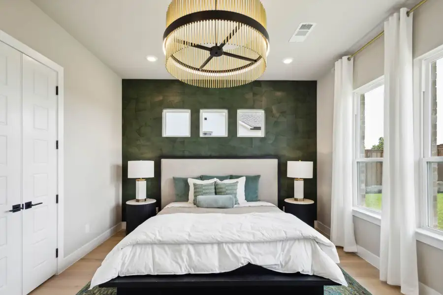 Furnished interior in a model home at Walsh in Aledo (Image 6).