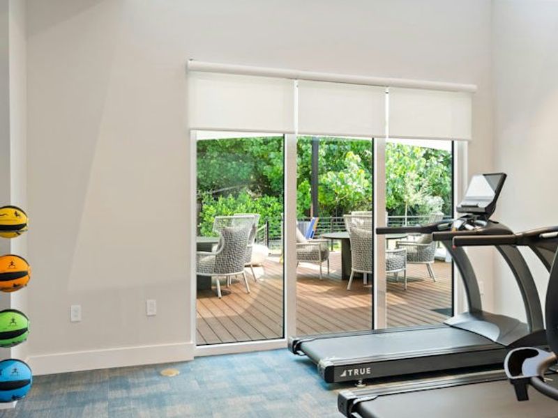 Furnished interior in a model home at Seaglass in Vero Beach (Image 71).