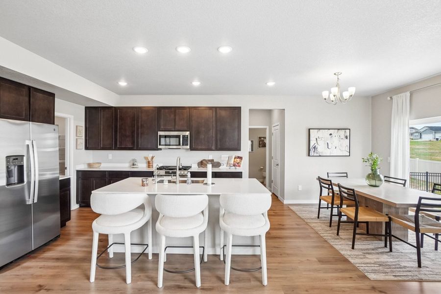 Furnished interior in a model home at Aspen Ranch in Fountain (Image 21).