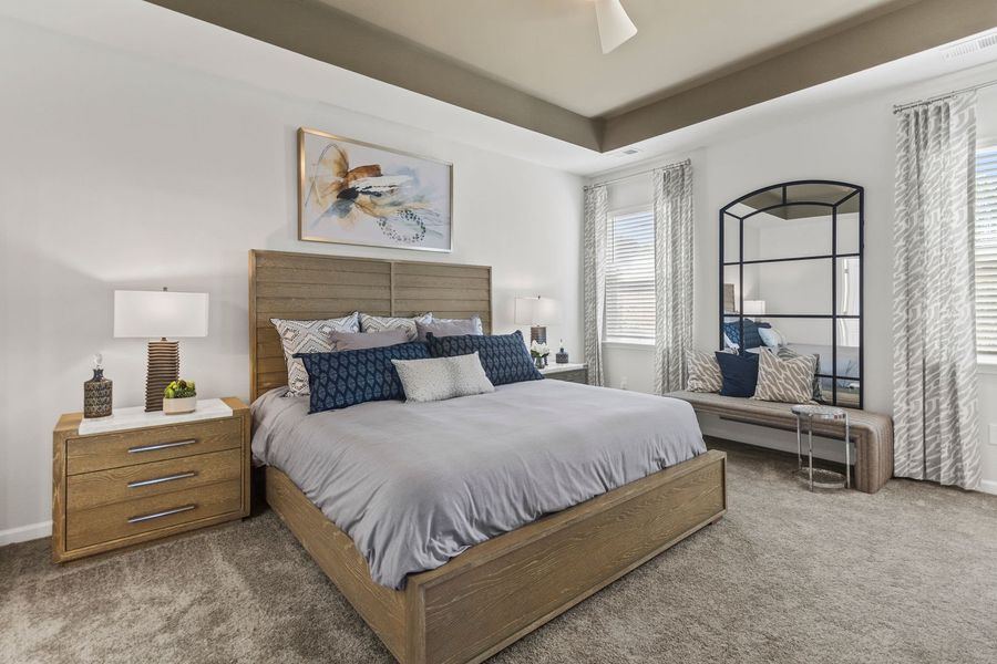 Furnished interior in a model home at Zanes Creek in Inman (Image 6). Furnished interior in a model home at Zanes Creek in Inman (Image 6).