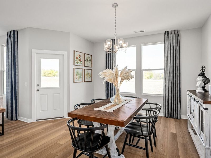 Furnished interior in a model home at Sage Farms in White House (Image 21).