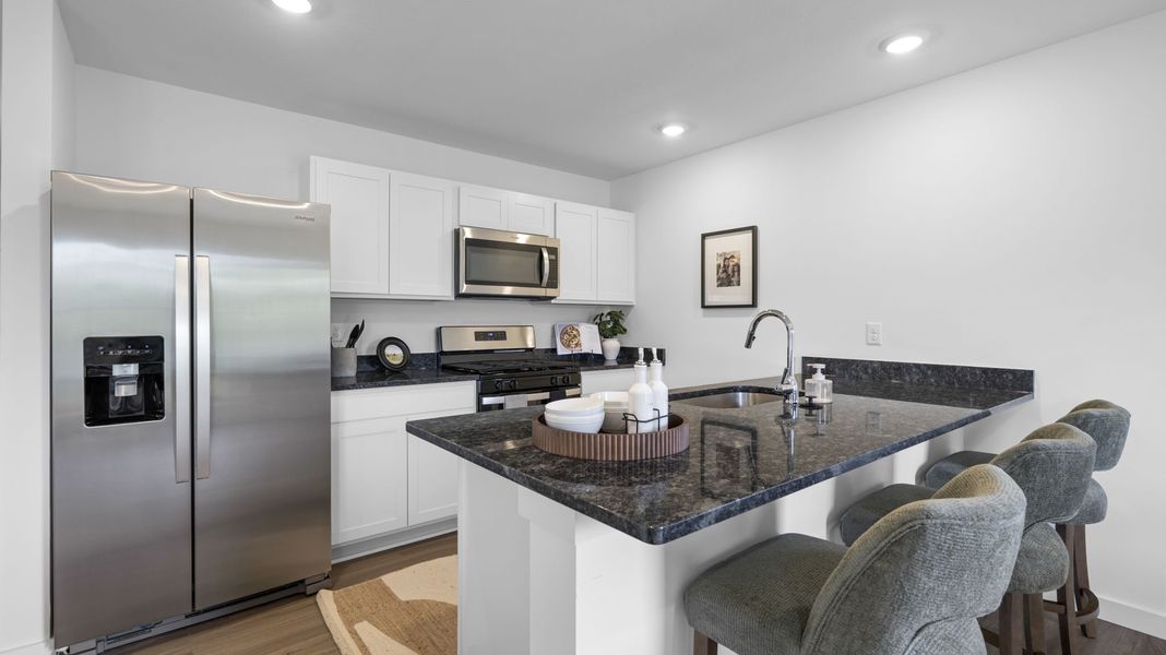 Furnished interior in a model home at Owensby Farms Townhomes in Dayton (Image 8). Furnished interior in a model home at Owensby Farms Townhomes in Dayton (Image 8).