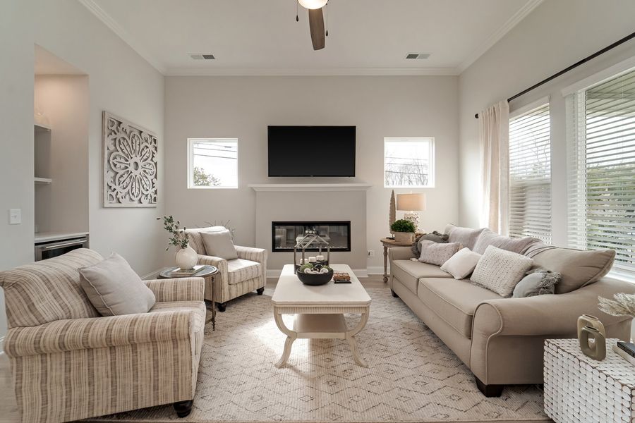 Furnished interior in a model home at Oak Meadows in Smyrna (Image 4).