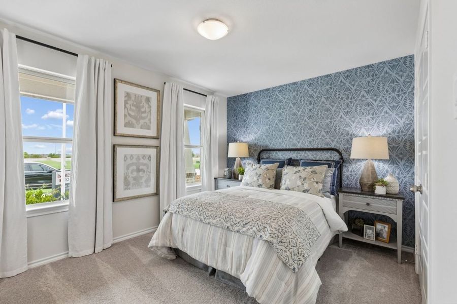 Furnished interior in a model home at Terra Vella in Haslet (Image 23).