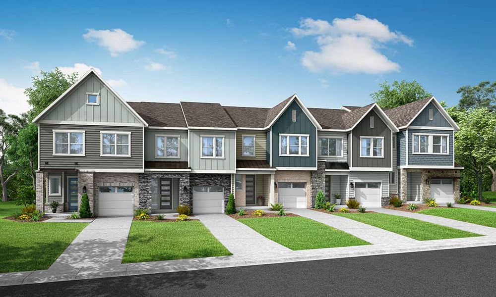 Front exterior of a home in the Chatham Park community, located in Pittsboro, NC (Image 21).