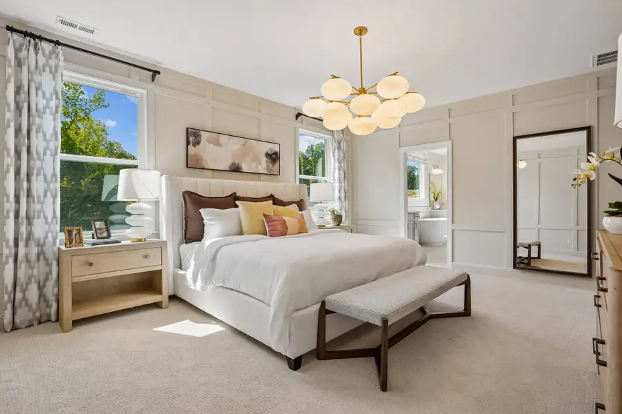 Furnished interior in a model home at Blue Run in Raleigh (Image 33).