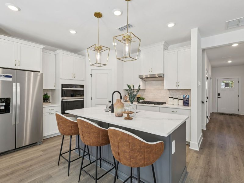 Furnished interior in a model home at Mission Hills in La Vergne (Image 4).