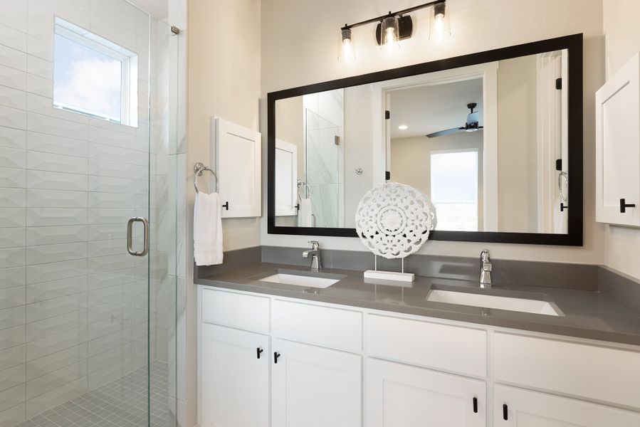 Furnished interior in a model home at Playmoor in San Antonio (Image 8). Furnished interior in a model home at Playmoor in San Antonio (Image 8).