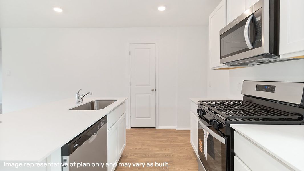 Furnished interior in a model home at Hickory Ridge in Elmendorf (Image 7).