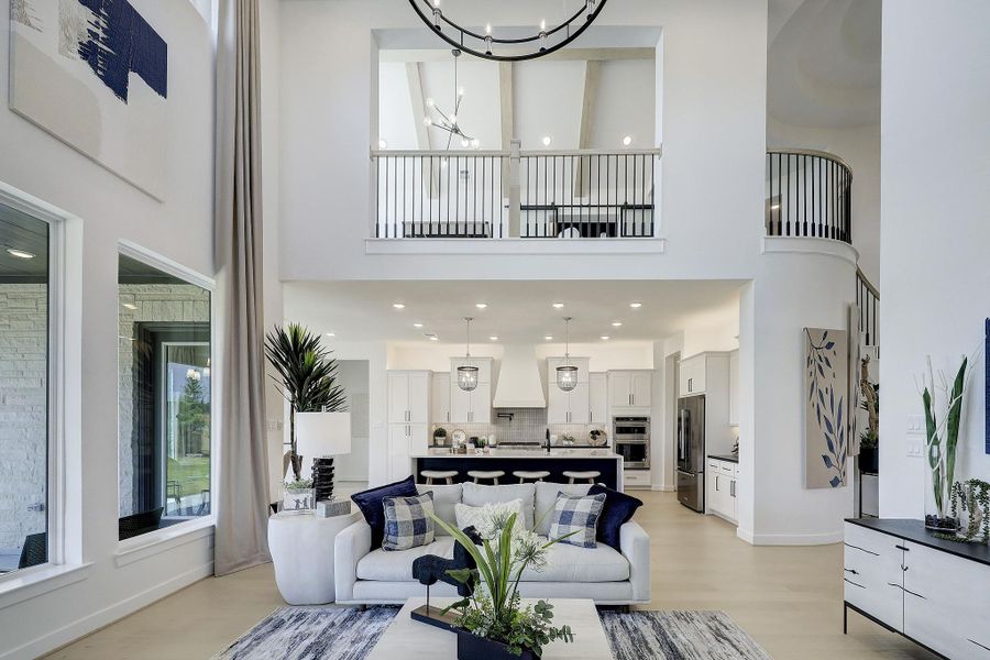 Furnished interior in a model home at Legacy - 60' in League City (Image 3). Furnished interior in a model home at Legacy - 60' in League City (Image 3).