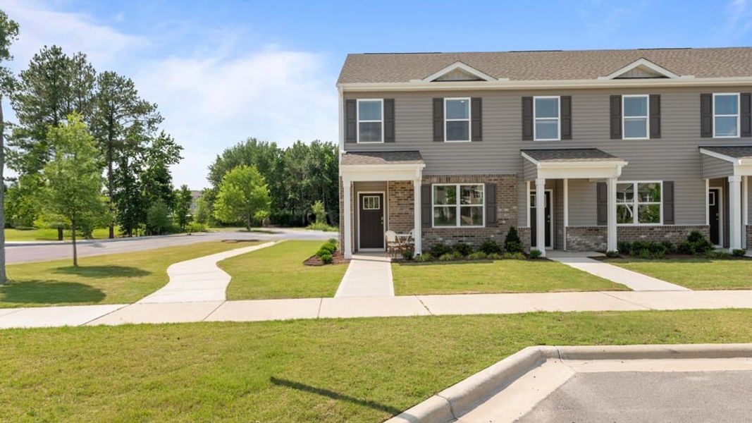 Front exterior of a home in the Clock Road Townhomes community, located in New Bern, NC (Image 11).
