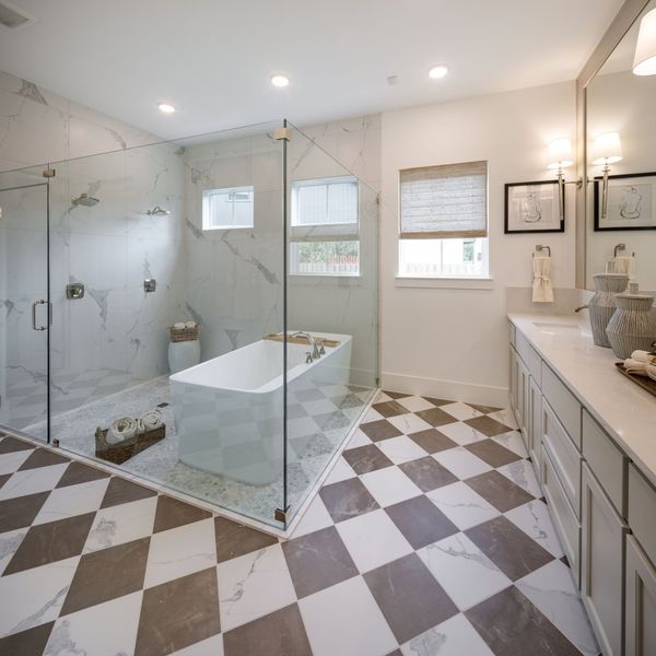 Furnished interior in a model home at Colton in Todd Mission (Image 20).