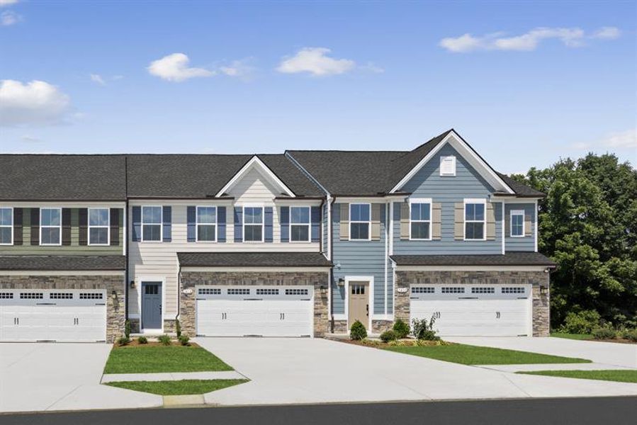 Front exterior of a home in the Windsong Townhomes community, located in Gallatin, TN (Image 2).