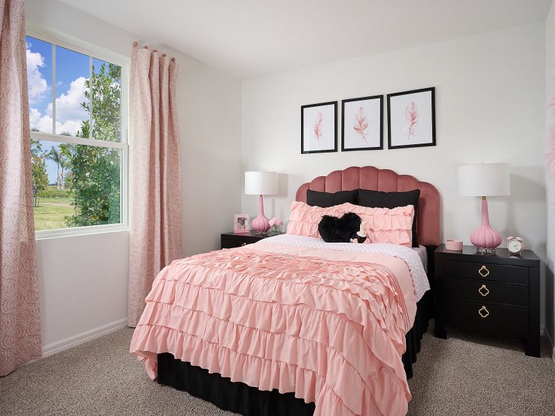 Furnished interior in a model home at Lake Deer Estates - Signature Series in Haines City (Image 22). Furnished interior in a model home at Lake Deer Estates - Signature Series in Haines City (Image 22).