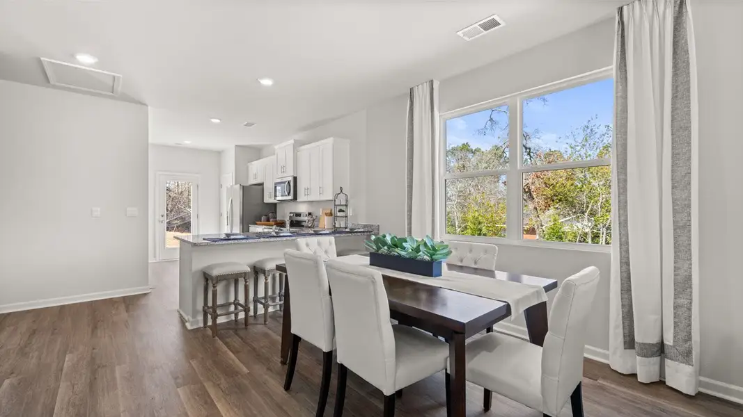 Furnished interior in a model home at Bellemeade Landing in Augusta (Image 7).