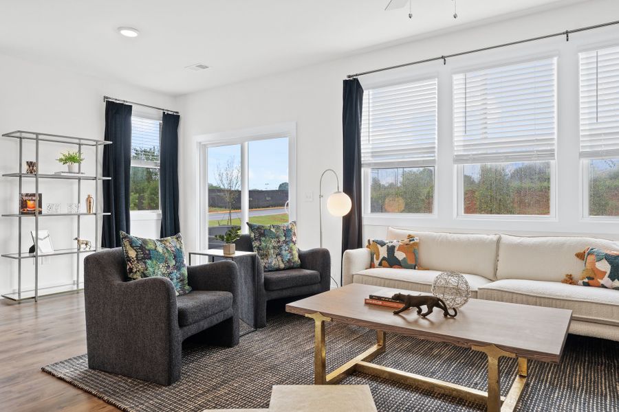 Furnished interior in a model home at Westgate Village Townes in Spartanburg (Image 8). Furnished interior in a model home at Westgate Village Townes in Spartanburg (Image 8).