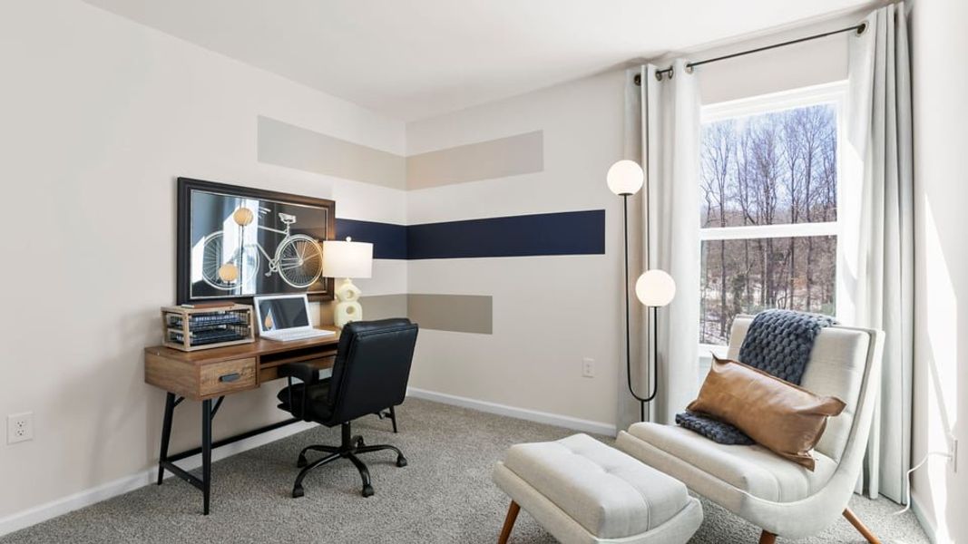 Furnished interior in a model home at Hawk Ridge in Anderson (Image 17).