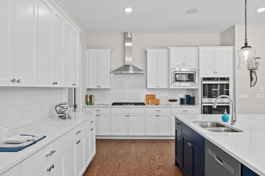 Furnished interior in a model home at Chattahoochee Reserve in Cumming (Image 12).
