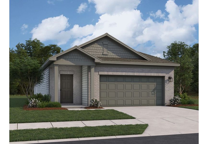 Front exterior of a home in the The Landing community, located in New Caney, TX (Image 9).