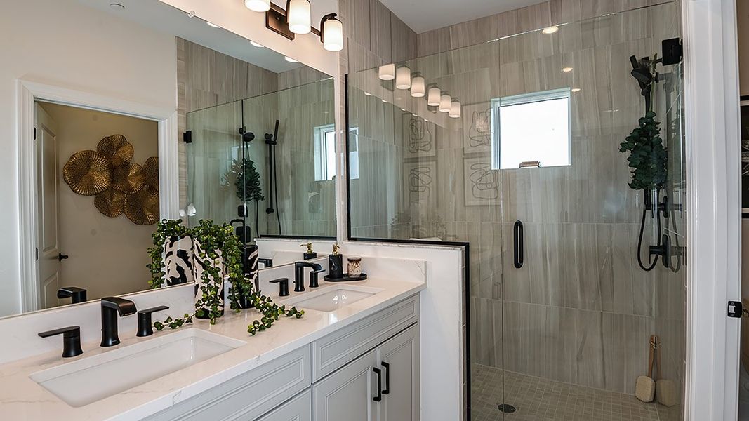 Furnished interior in a model home at Seahaven in Punta Gorda (Image 19).