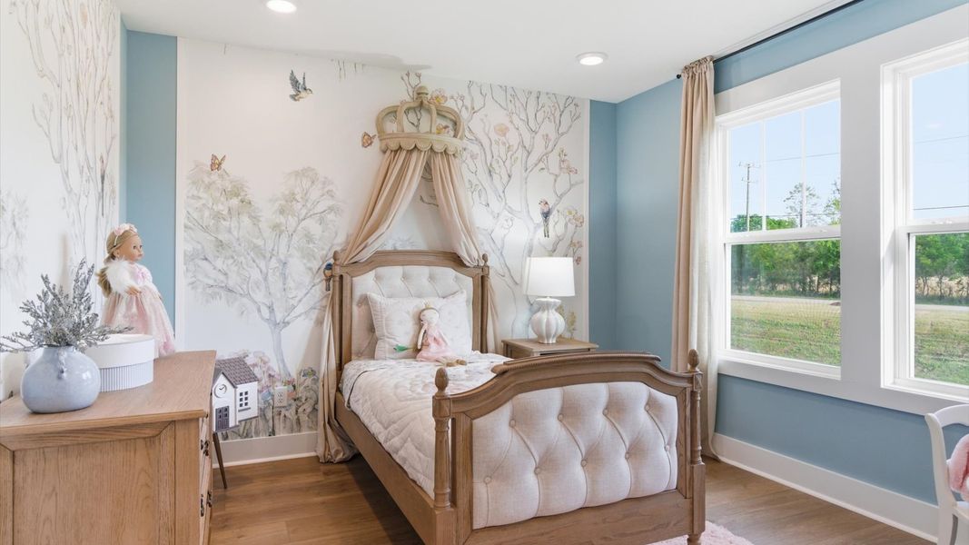 Furnished interior in a model home at Benjamin's Grove in Woodruff (Image 19).