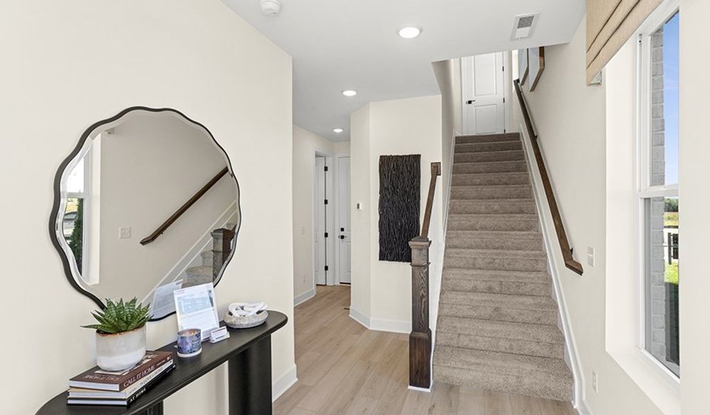 Furnished interior in a model home at The Crossings at Barton Village in Lebanon (Image 18).