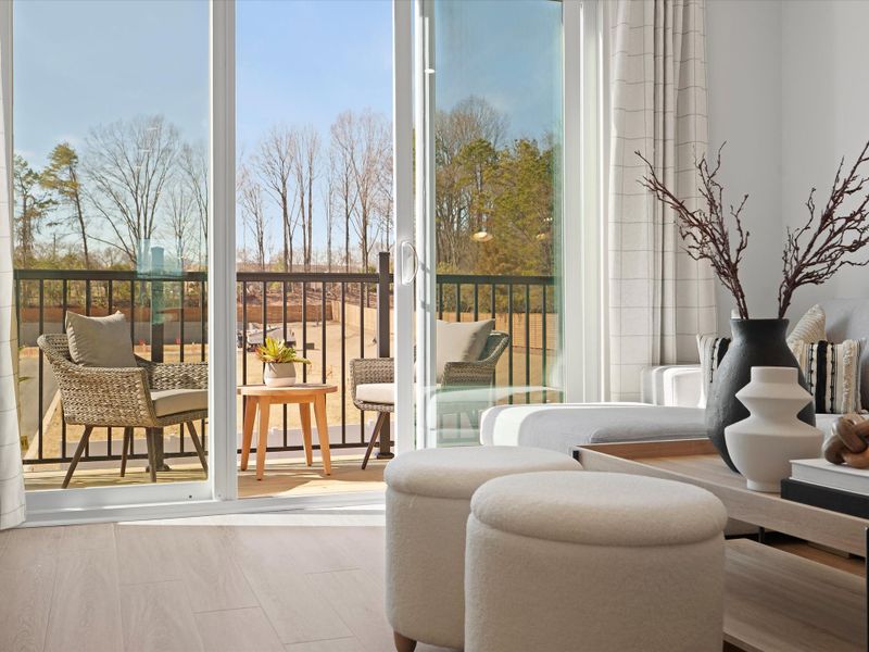 Furnished interior in a model home at Southmont in Charlotte (Image 3). Furnished interior in a model home at Southmont in Charlotte (Image 3).