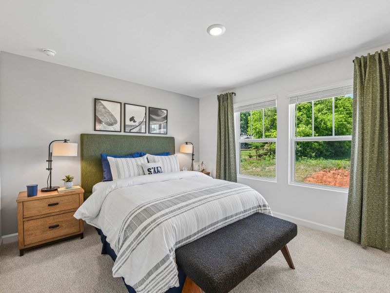Furnished interior in a model home at Trivium Meadows in Newton (Image 15). Furnished interior in a model home at Trivium Meadows in Newton (Image 15).