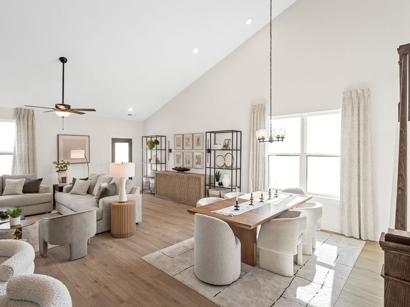 Furnished interior in a model home at Bradshaw Farms in Mount Juliet (Image 23).