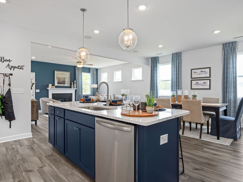 Furnished interior in a model home at Gregory Village in Lillington (Image 34). Furnished interior in a model home at Gregory Village in Lillington (Image 34).