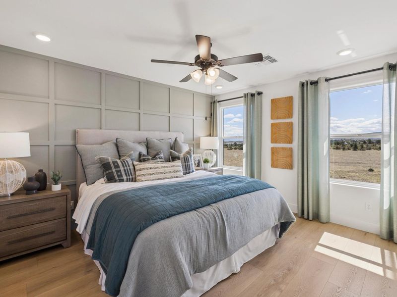 Furnished interior in a model home at South Ranch Southern Collection in Prescott (Image 12).