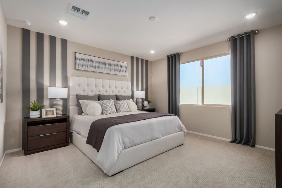 Furnished interior in a model home at Agave Springs at Teravalis in Buckeye (Image 38).