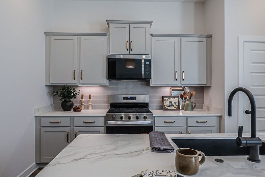 Furnished interior in a model home at Villages of Green Meadows in Munford (Image 66).