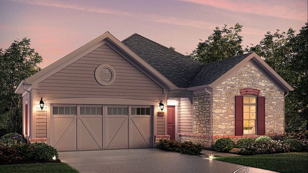 Front exterior of a home in the The Villas at Pinewood community, located in Asheboro, NC (Image 13).