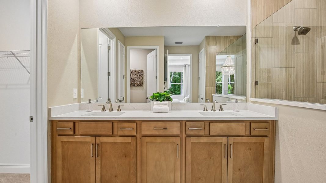 Furnished interior in a model home at Hammock at Two Rivers in Zephyrhills (Image 75).