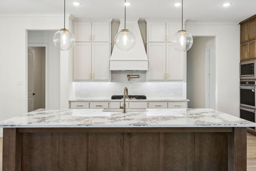 Furnished interior in a model home at Oak Creek Ranch in Midlothian (Image 5).
