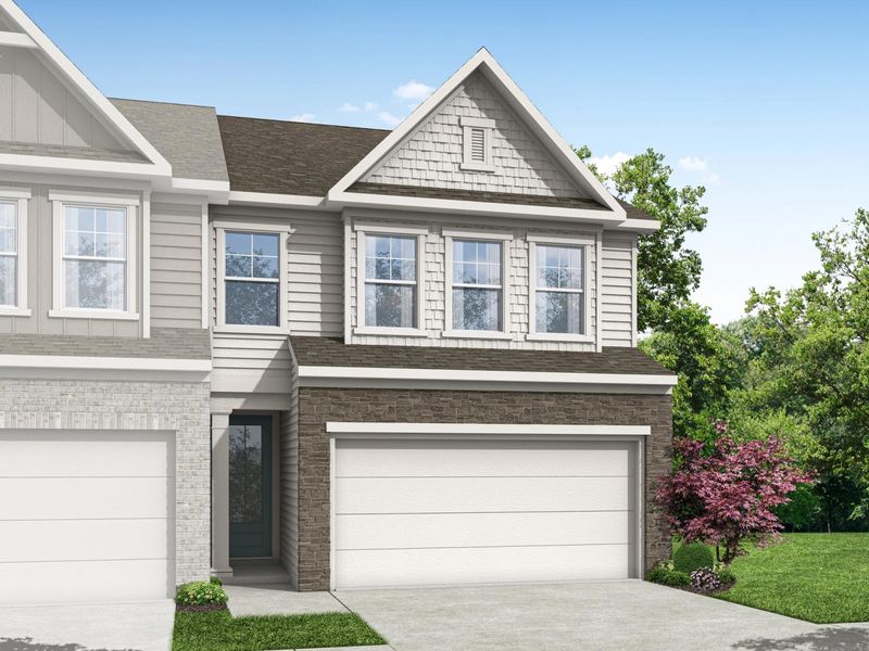 Front exterior of a home in the Lake Shore community, located in Winder, GA (Image 3).