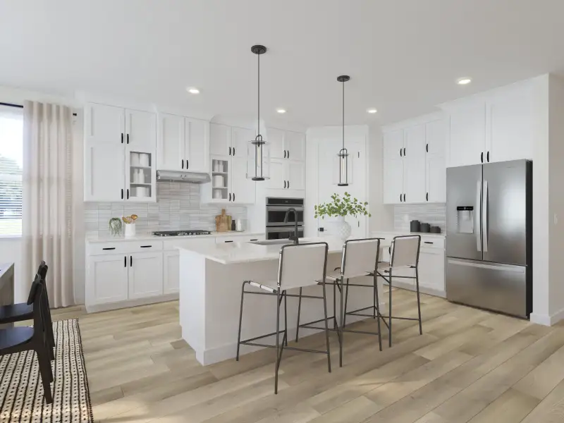 Furnished interior in a model home at McFarland Farms in Mount Juliet (Image 4).