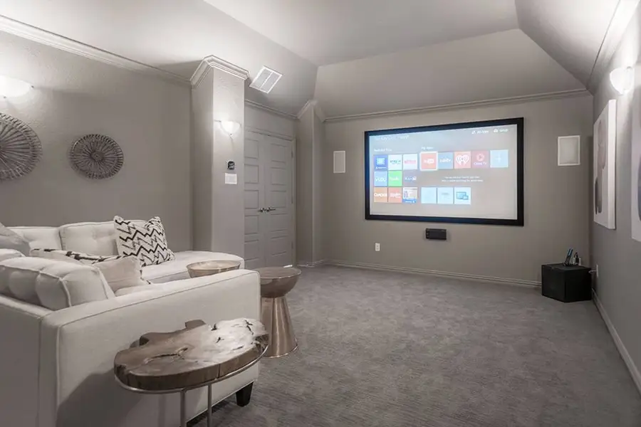 Furnished interior in a model home at Cambridge Estates in Prosper (Image 25).